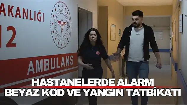 Bartın'da Hastanelerde Alarm :Beyaz Kod ve Yangın Tatbikatı