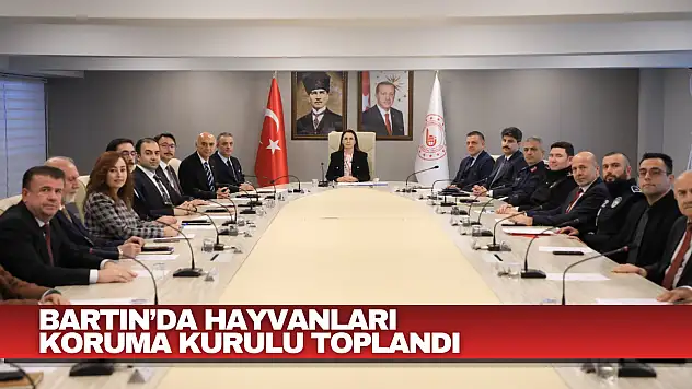 Bartın'da Hayvanları Koruma Kurulu Toplandı