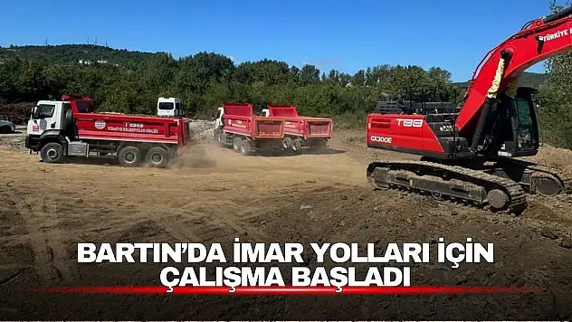 Bartın'da İmar Yolları İçin Çalışma Başladı