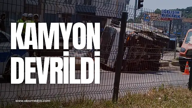Bartın'da Kamyon Devrildi: