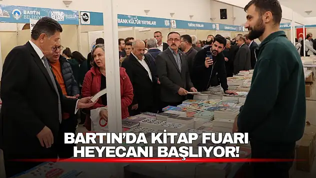 Bartın'da Kitap Fuarı Heyecanı Başlıyor!