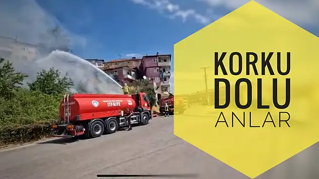 Bartın'da korku dolu anlar