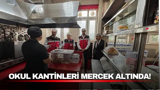 Bartın'da Okul Kantinleri ve Yemekhaneler Denetleniyor