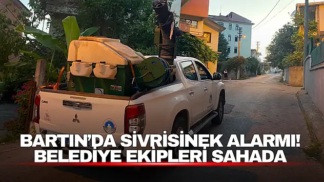Bartın'da Sivrisinek Alarmı! Belediye Ekipleri Sahada