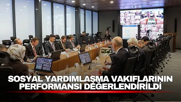 Bartın'da Sosyal Yardımlaşma Vakıflarının Performansı Değerlendirildi