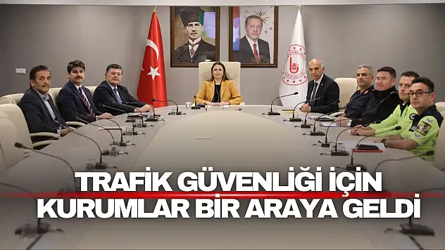 Bartın'da Trafik Güvenliği İçin Kurumlar Bir Araya Geldi