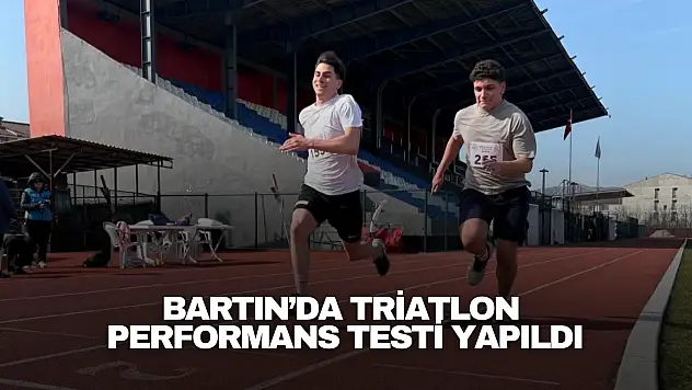 Bartın'da Triatlon Performans Testi Yapıldı: 29 Sporcu Katıldı