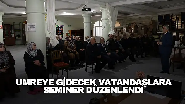 Bartın'da Umreye Gidecek Vatandaşlar İçin Seminer Düzenlendi