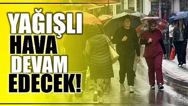 Bartın'da yağışlı hava sürecek