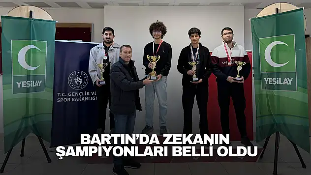 Bartın'da Zekanın Şampiyonları Belli Oldu