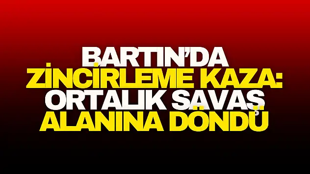 Bartın'da Zincirleme Kaza