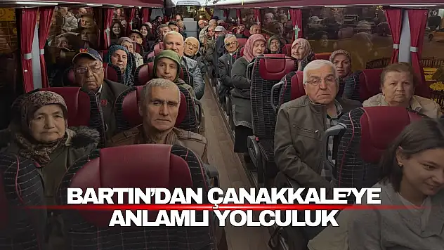 Bartın'dan Çanakkale'ye Anlamlı Yolculuk