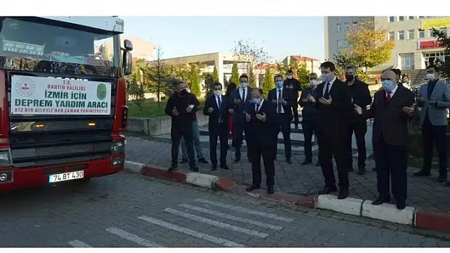 Bartın'dan İzmir'e yardım tırı
