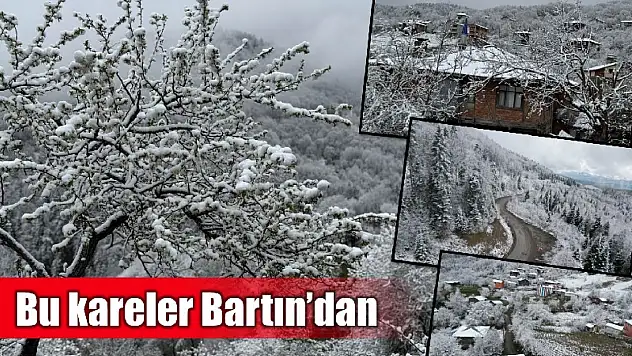 Bartın'dan kar fotoğrafları
