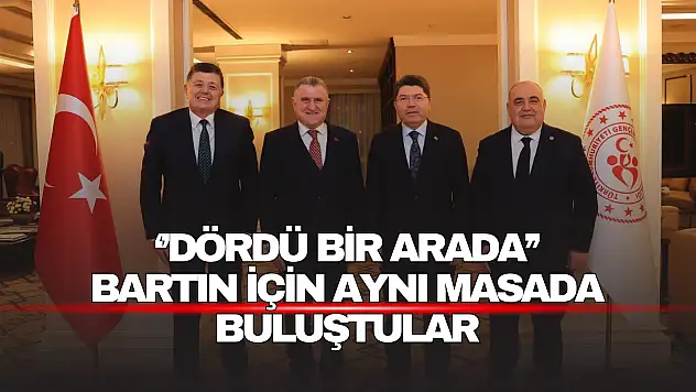 Bartın için aynı masada buluştular