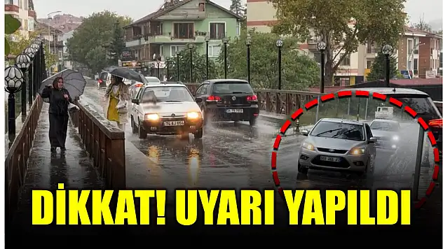 Bartın için uyarı yapıldı