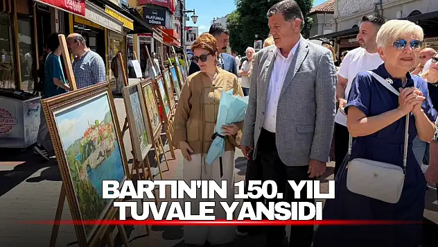 Bartın'ın 150. Yılı Tuvale Yansıdı