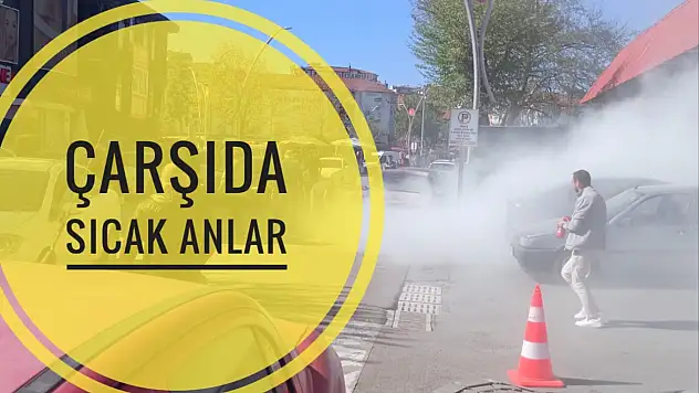 Bartın kent merkezinde sıcak anlar