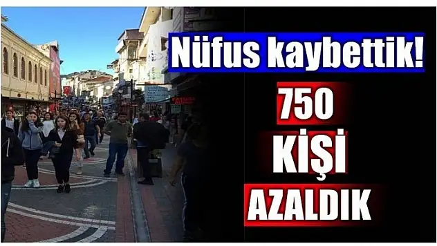 BARTIN NÜFUSU AZALDI