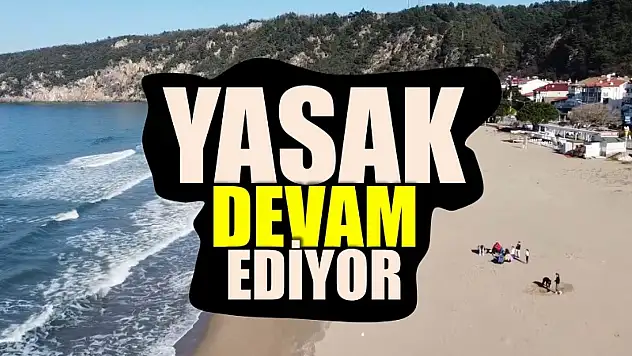 Bartın sahillerinde yasak sürüyor