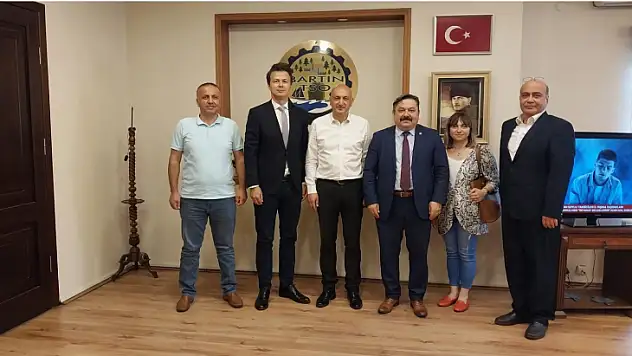 Bartın SMMMO' dan TSO' ya ziyaret