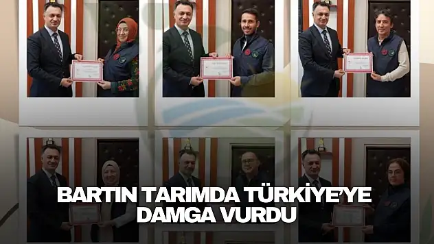 Bartın Tarımda Türkiye'ye Damga Vurdu