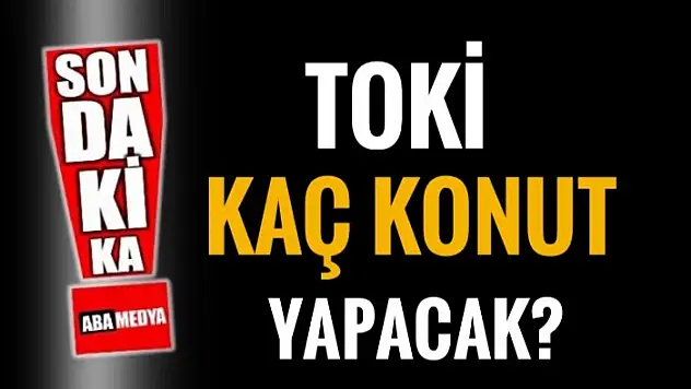 BARTIN TOKİ KONUT SAYISI BELLİ OLDU