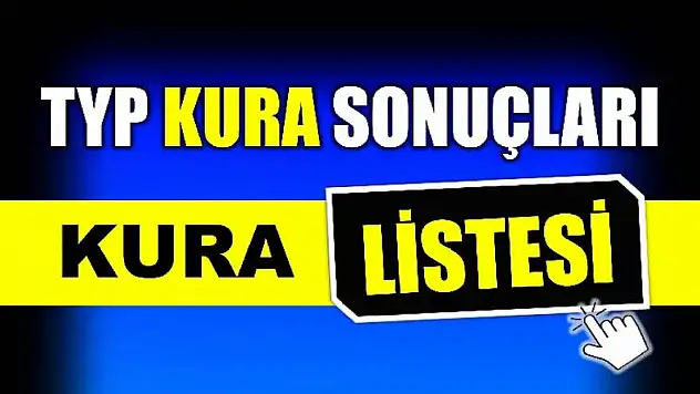 Bartın merkez ve Arıt TYP kura sonuçları