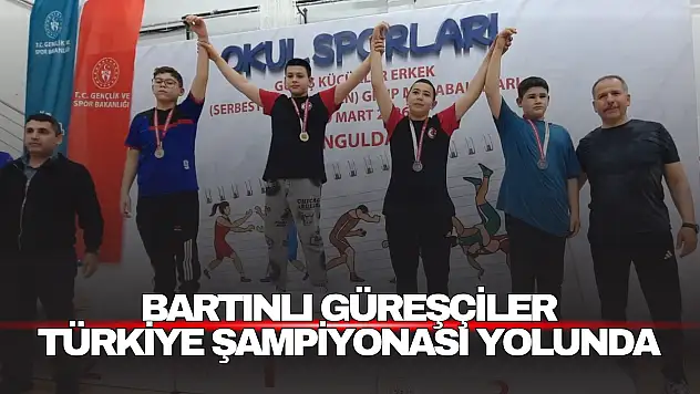 Bartınlı Güreşçiler Türkiye Şampiyonası Yolunda
