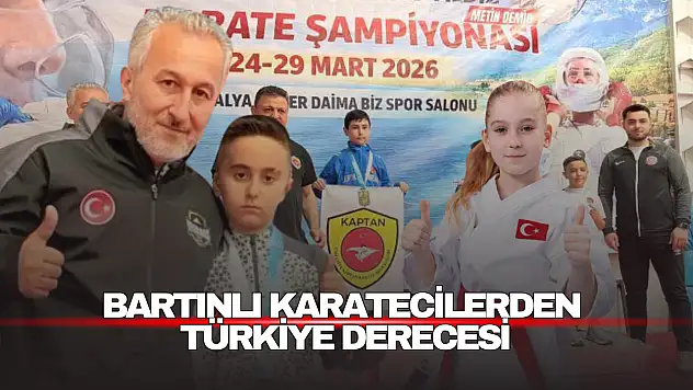Bartınlı Karatecilerden Türkiye Derecesi