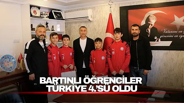 Bartınlı Öğrenciler Türkiye 4.'sü Oldu