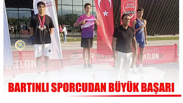 Bartınlı sporcu gümüş madalya kazandı