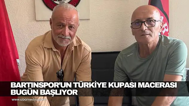 Bartınspor Bugün Kupada Sahne Alıyor