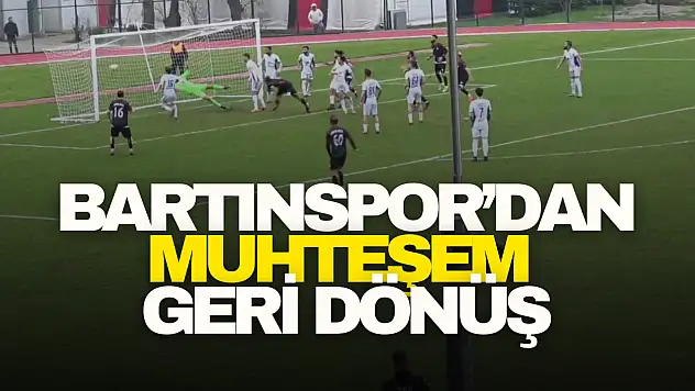 Bartınspor'dan Muhteşem Gerİ Dönüş