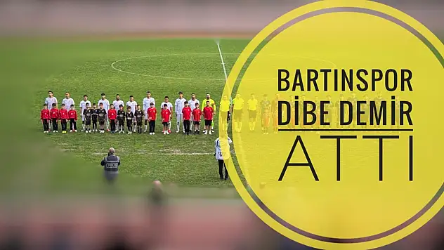 Bartınspor dibe demir attı
