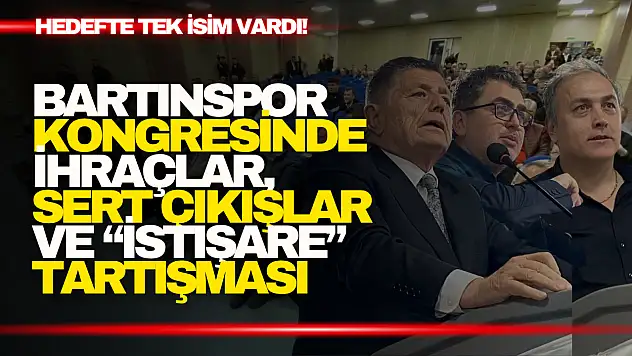 Bartınspor Kongresinde Gerilim Tırmandı!