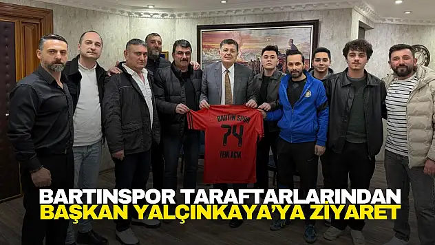 Bartınspor Taraftarlarından Başkan Yalçınkaya'ya Ziyaret