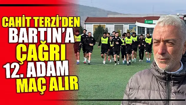 Bartınspor teknik direktörü Terzi'den Bartın'a çağrı