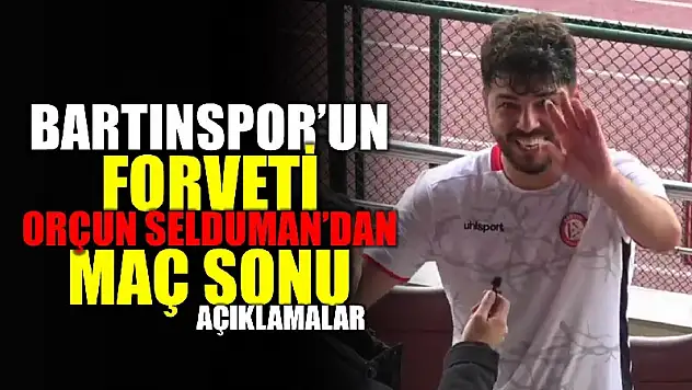 Bartınspor'un 1 numarasından açıklama