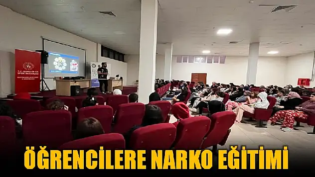 BARÜ öğrencilerine narko eğitimi