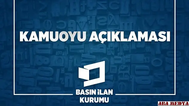Basın İlan Kurumundan Kamuoyu Açıklaması