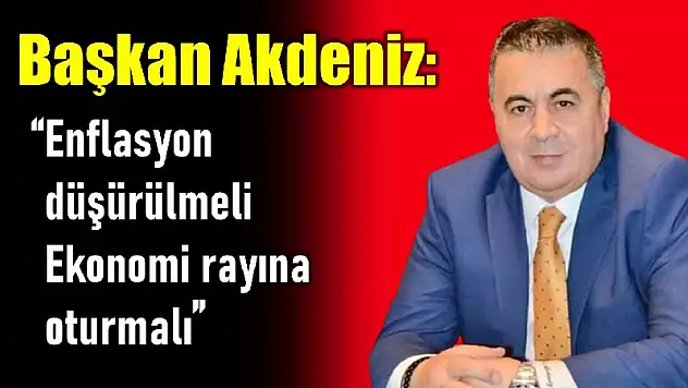 Başkan Akdeniz'den açıklama
