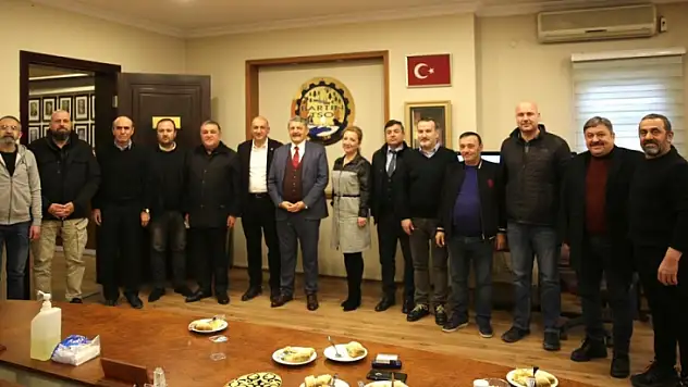 Başkan Akın'dan TSO'ya ziyaret