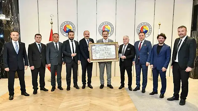 Başkan Altuntepe, Hisacıklıoğlu ile görüştü