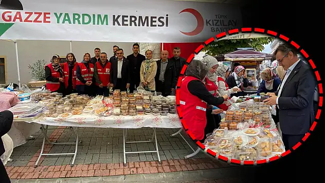 Başkan Arslan'dan Gazze kermesine ziyaret