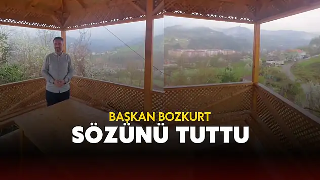 Başkan Bozkurt sözünü tuttu!