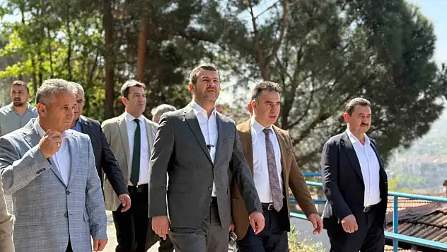Başkan Çetinkaya, saha çalışmalarını Bayır Mahalle'de sürdürdü