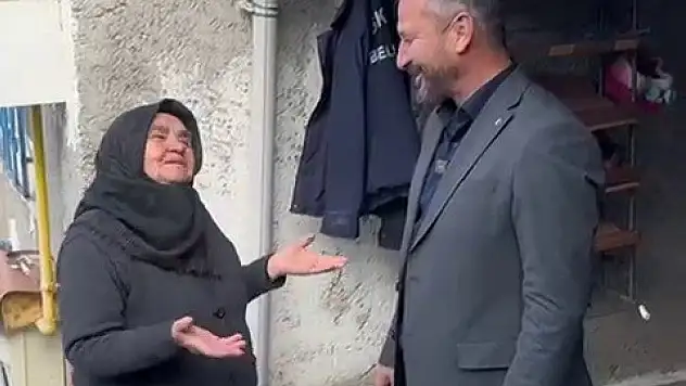 Başkan Civa, Nazife teyzenin talebini yerine getirdi