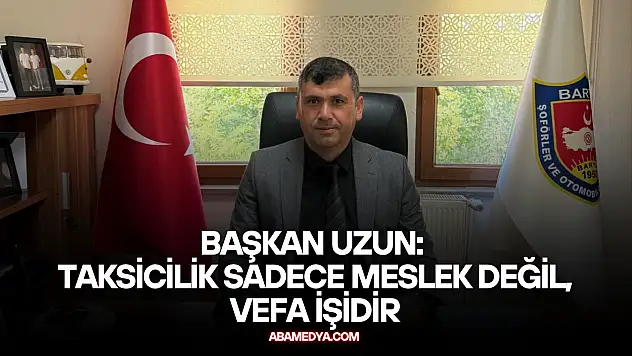 Başkan Özcan Uzun'dan Taksiciler Günü Mesajı