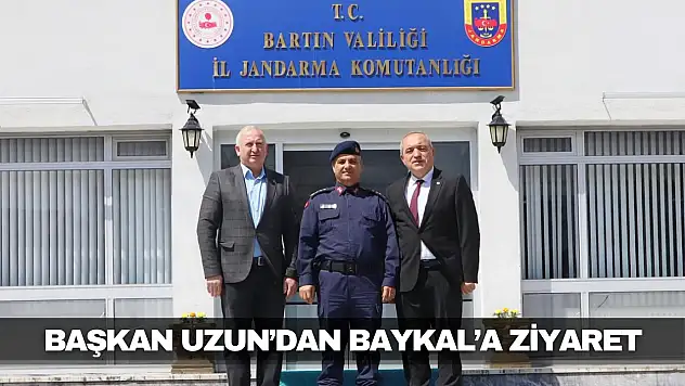 Başkan Uzun'dan İl Jandarma Komutanı Baykal'a Ziyaret